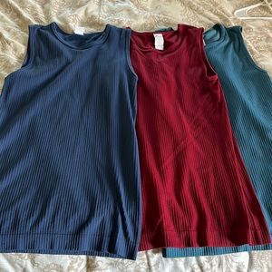 ZYIA Ribbed Tanks